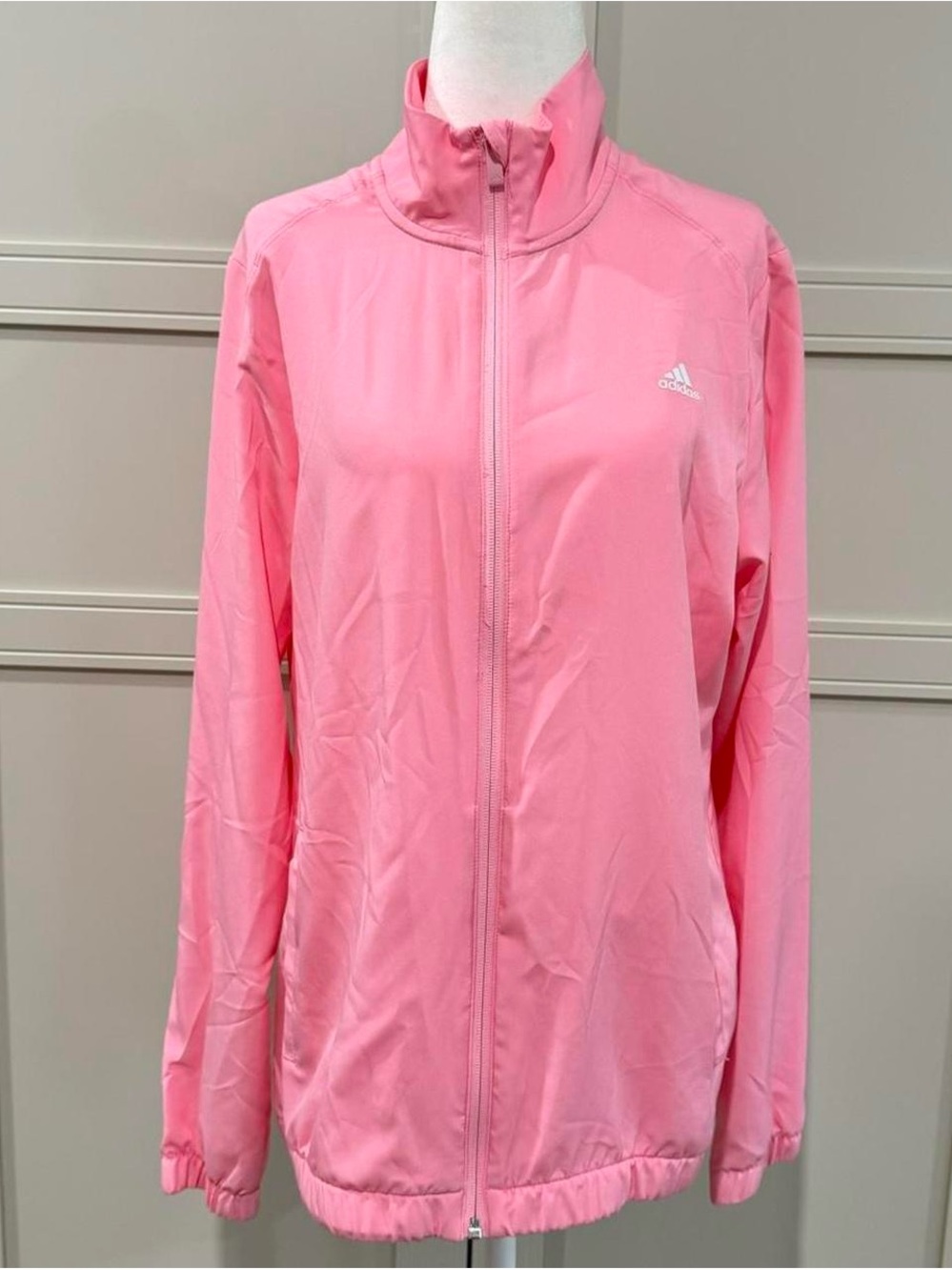 adidas Pink Full-Zip Track Jacket - Picture 5 of 7